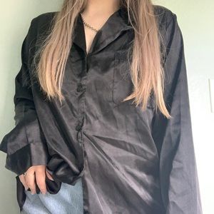 adonna black silk top!